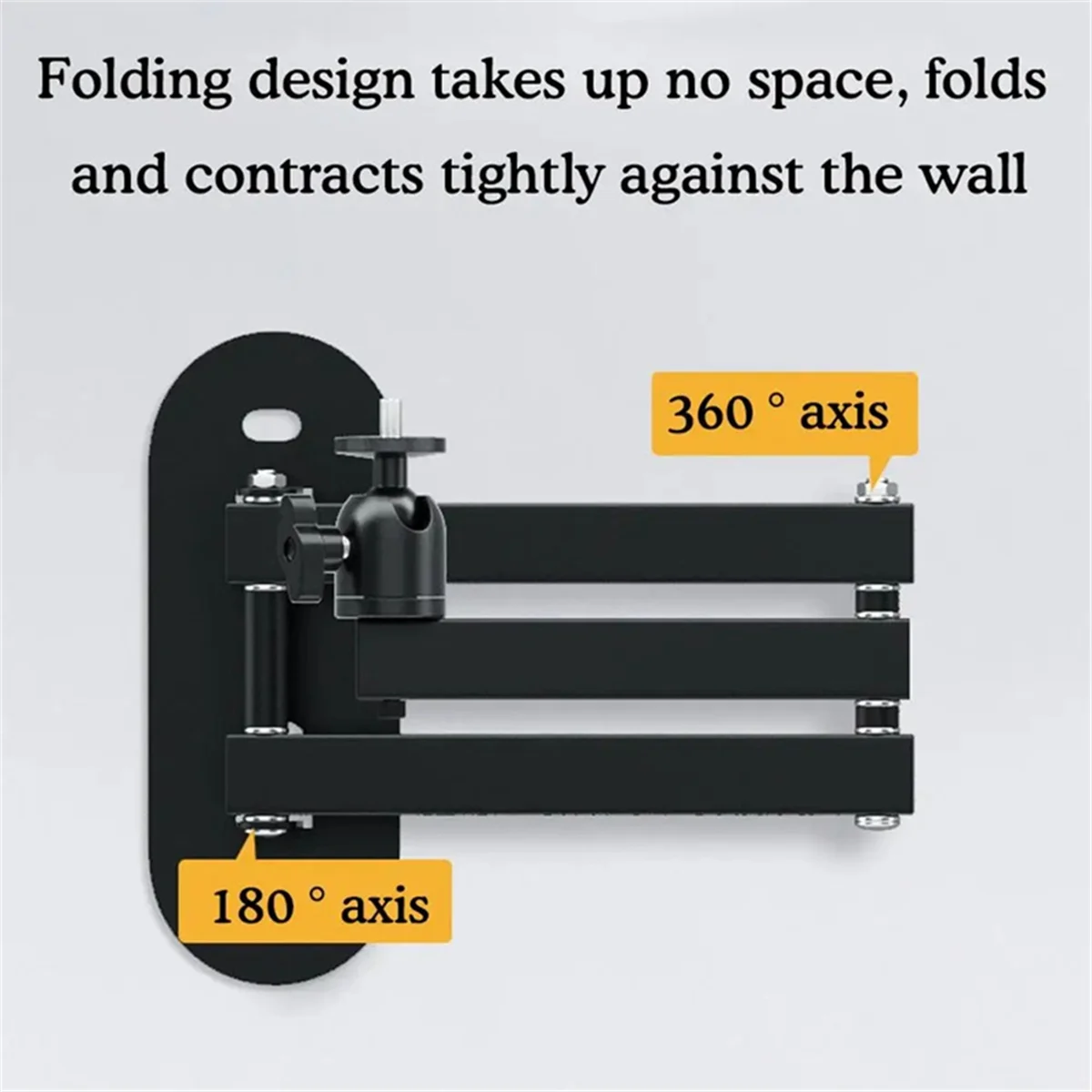 

【Buy&It$Now】Projector Stand Sturdy Carbon Steel Wall Mounted Bracket with 1/4 Inch Screw for XGIMI JMGO Xiaomi Extender Holder