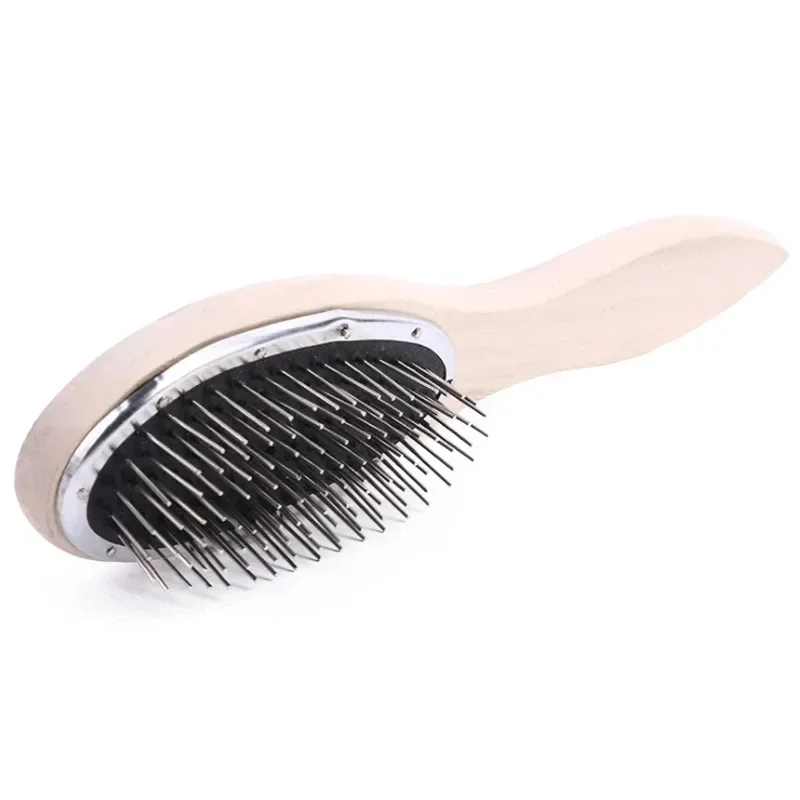 Professional Detangling Steel Comb - Anti-Static Wig Brush for Hair Extensions Styling Training Tool view 3