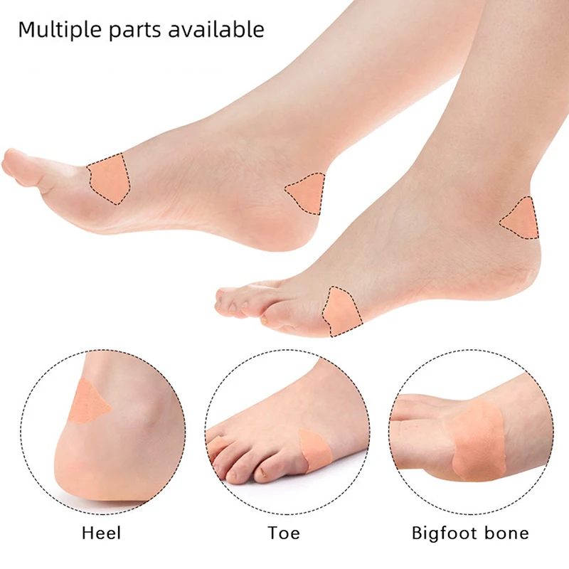 30pcs Invisible Anti-friction Heel Sticker Anti-Wear Heel Toe Protector Pads Blister Prevention Foot Care