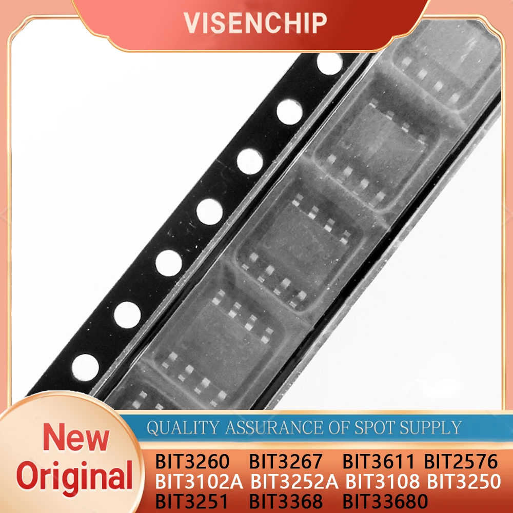 10 peças novo original bit3260 bit3267 bit3611 bit2576 bit3102a bit3252a bit3108 bit3250 bit3251 bit3368 bit33680 bit3368o sop-8