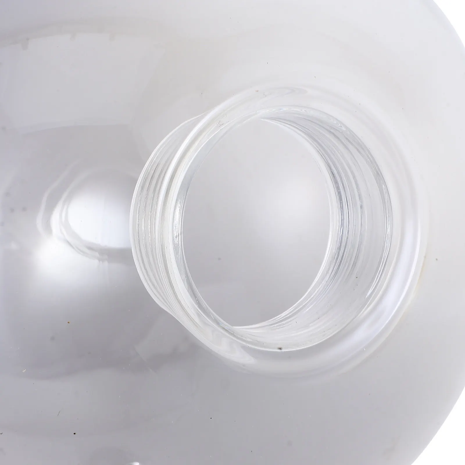 Replacement Glass Lampshade 42Mm E27 Base Opal Sphere Shade Round Ball for Hanging Pendant Light Fixture Living Room Bedroom