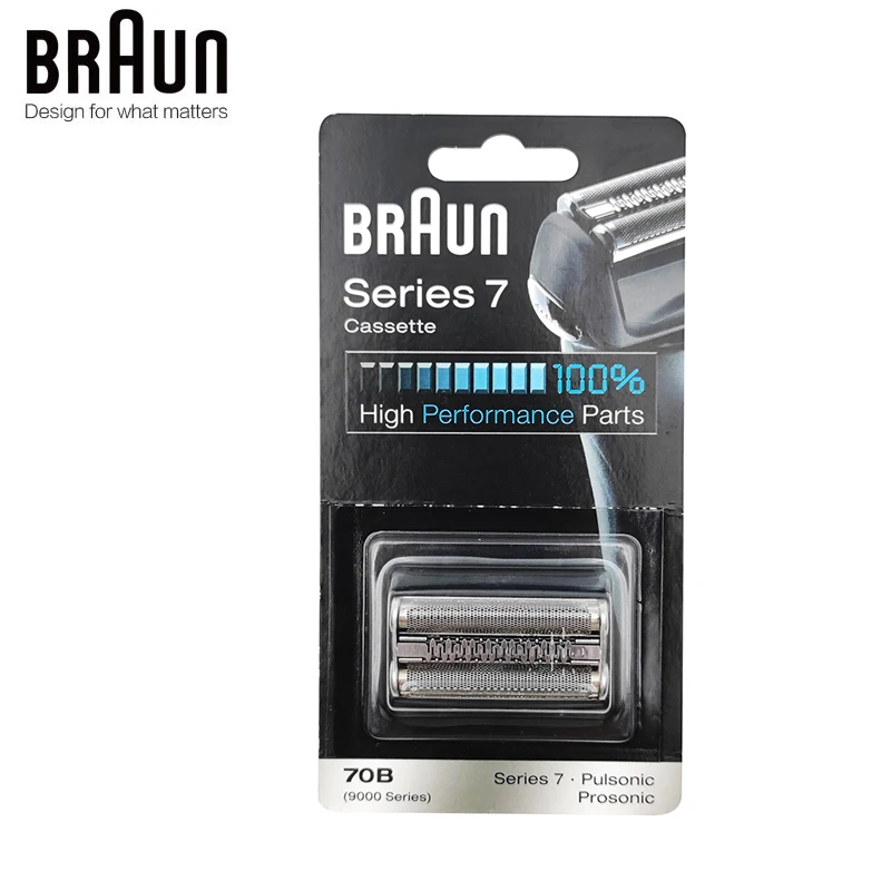 Braun 70S Razor Blade Replacement Cassette Shaver Head 70B for Braun Series 7/9 Electric Shaver 720 730 760 790cc 9595 9565 9781