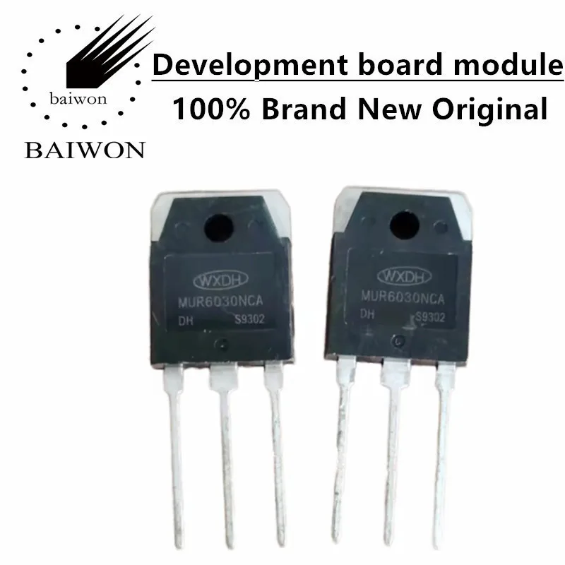 1 قطعة MUR6030NCA صمام ثنائي مقوم الانتعاش السريع ، آلة لحام للعاكس ، صمام ثنائي المعدل الثانوي ، 60A 300 فولت