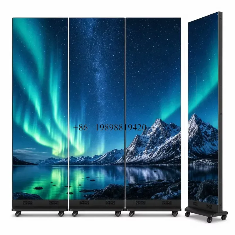 Wmwmnu for Digital Poster Screen 640x1920 P1.25 GOB All-in-One Android WiFi 500cd Brightness 3-Year customized product