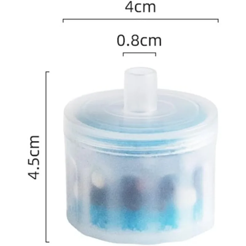 6 Packs  Activated Carbon Cat Fountain Replacement Filters for Automatic Pet Water Dispenser for Cats Indoor with Cute Whale
