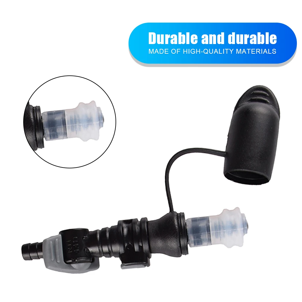 Hydration Bags Bite Valves Replacement Food Grade Silicone Suction Nozzle 7-9MM Diameter Leakproof For Quick Acces Easy Drinking