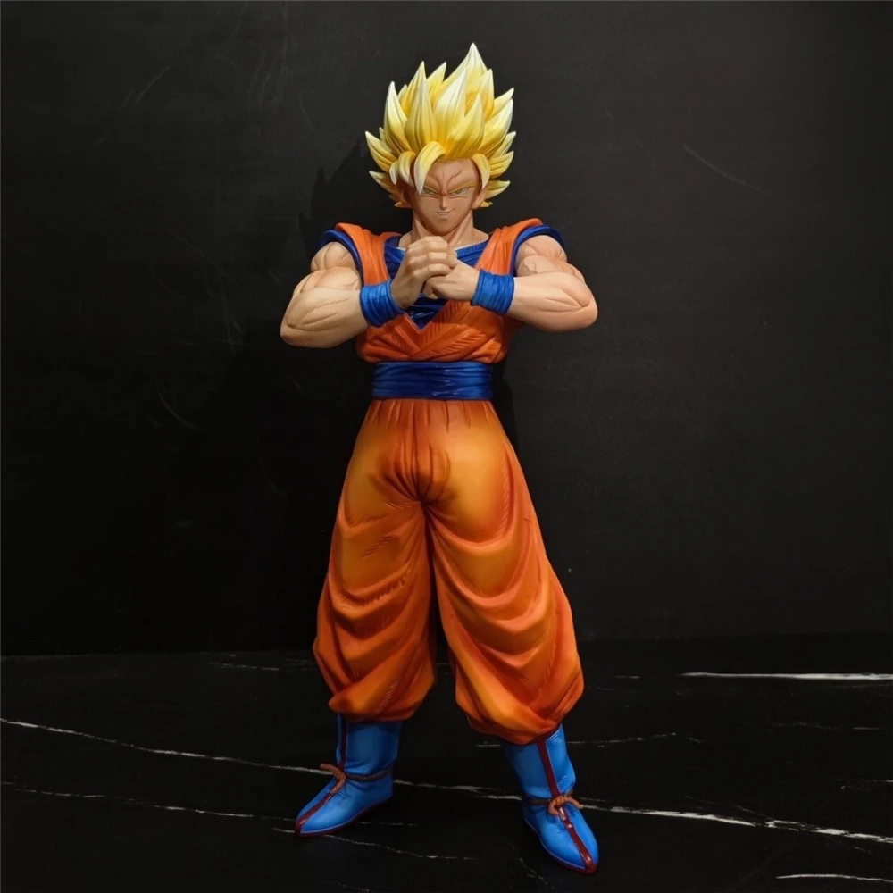 

Anime Dragon Ball Z Super Saiyan 2 Son Goku Battle Ver. PVC Action Figure DBZ Statue Collection Model Kids Toys Doll Gifts 30cm