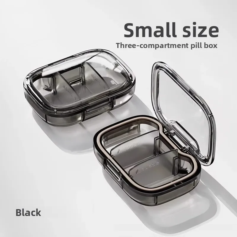 

Portable Tablet Pill Box Sed Medicine Container for Busin Trips Cact Durable Storage Case for Daily Use