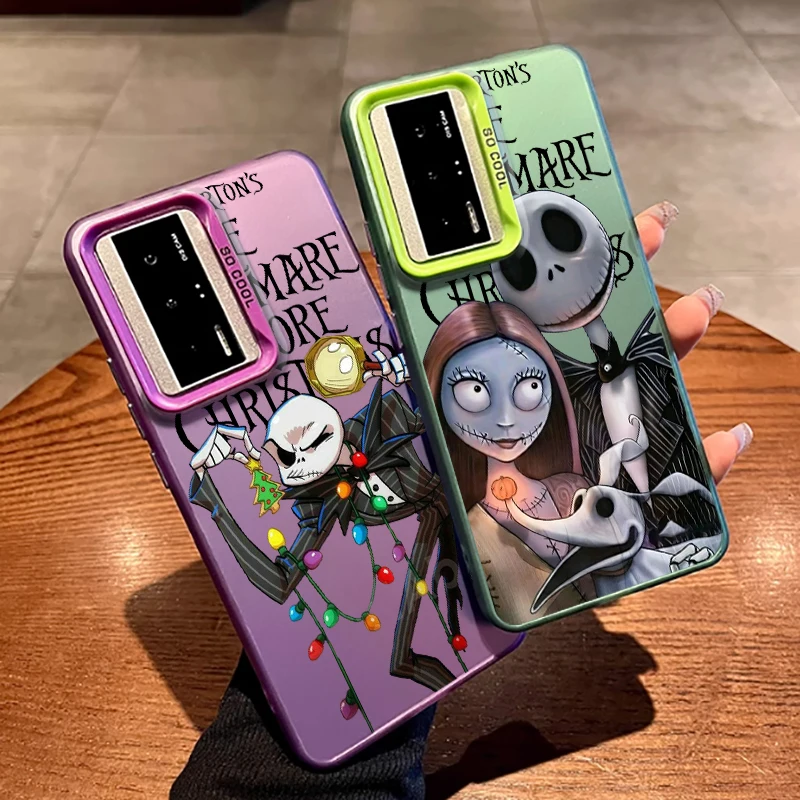 

Christmas Eve Scare Disney For Xiaomi Redmi Note 14 13 13R 12 12S 12R 11E 11 11S 10 10S 9 5G Colorful Silver TPU Phone Case