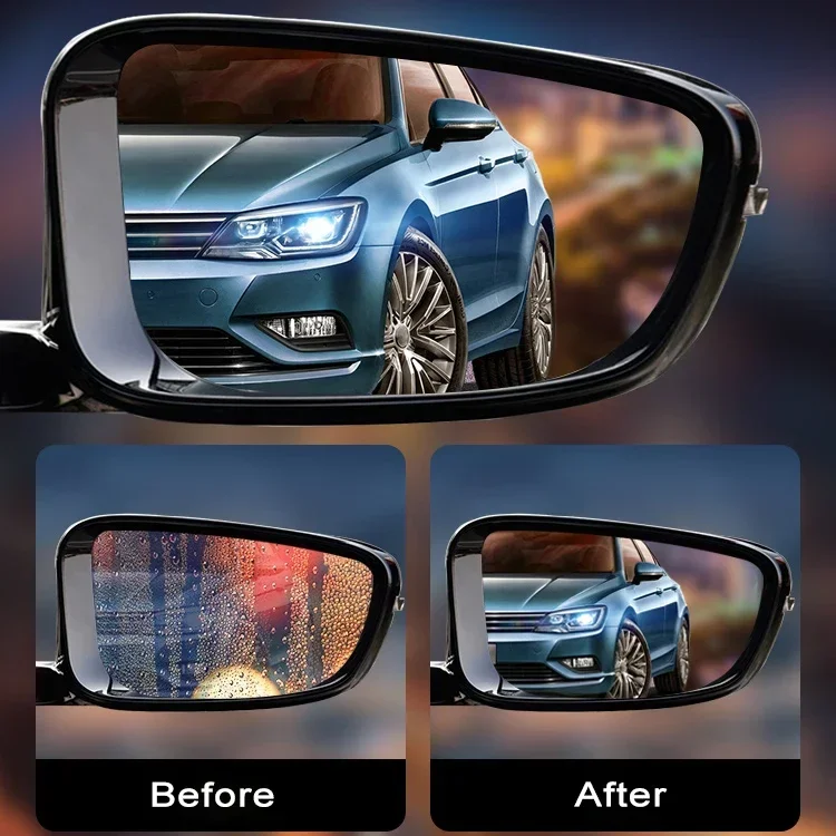 2x ull Cover Rearview Mirror For Ford Fiesta Mk5 Mk6 Mk7 ST 2003~2016 Protective Anti Fog Film Rainproof Car Sticker Accessories
