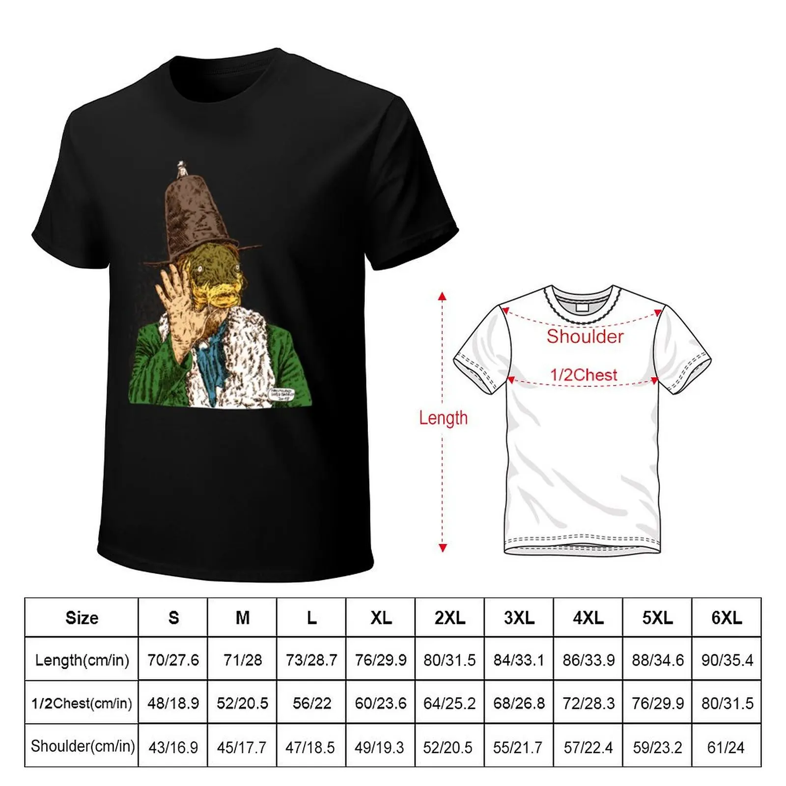Captain's Beefheart Trout-Mask-Replica T-Shirt Quick Dry Fishing T-Shirt