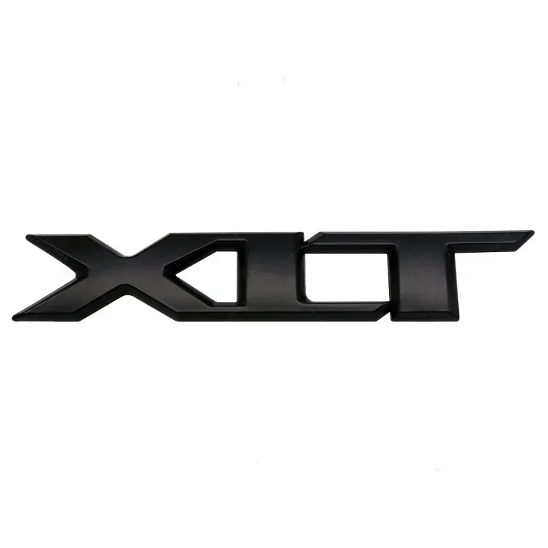 3D Metal Chrome Red Black Logo XLT Emblem Car Badge Rear Trunk Decal For Ford RANGER XLT Stikcer Accessories