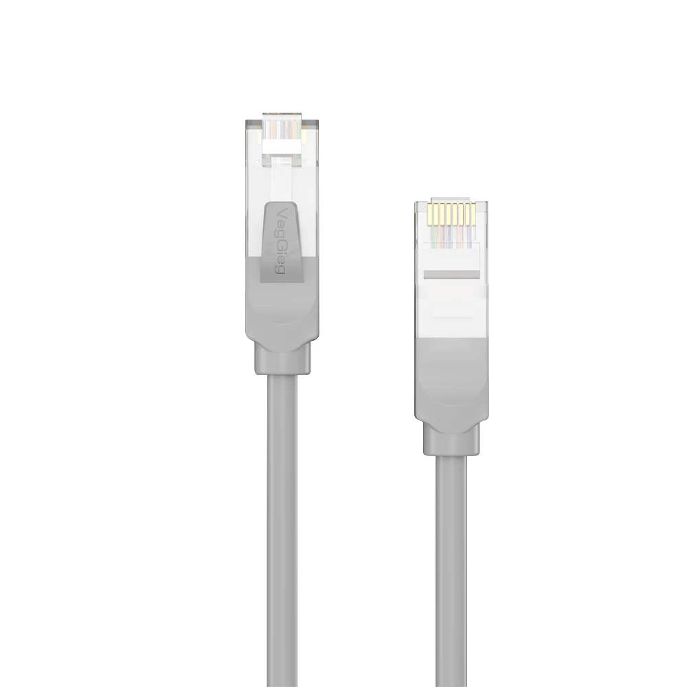 VegGieg CAT5e Ethernet Cable 26AWG UTP RJ45 Patch Cord 2500Mbps High Speed Network Cable for Router PC Gaming Stable Transmissio