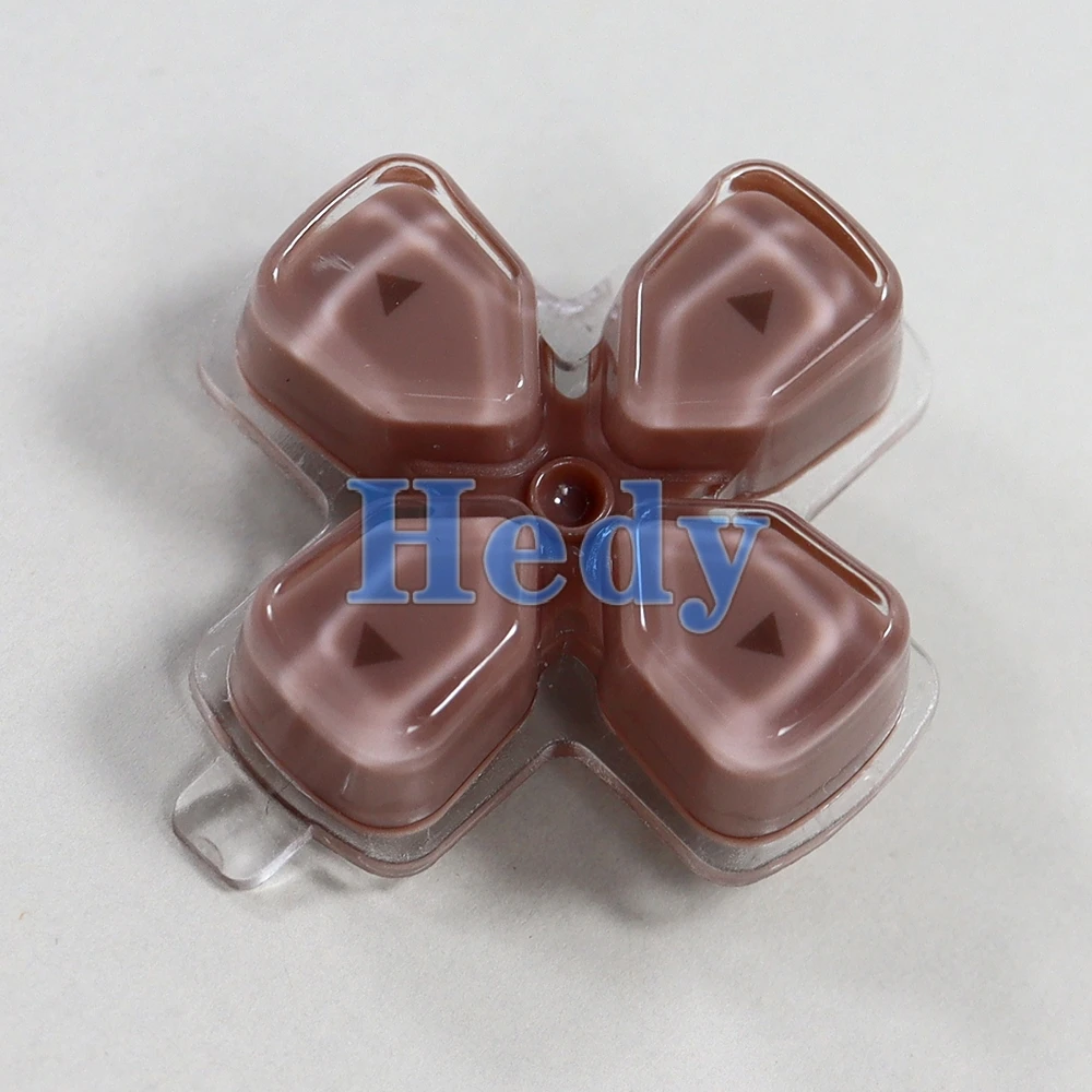 ปุ่มคริสตัลพลาสติกสำหรับเปลี่ยน2ชิ้นชุดปุ่มกดแบบแห้งสำหรับ PlayStation 5 PS5 V1ตัวควบคุม V3 V2