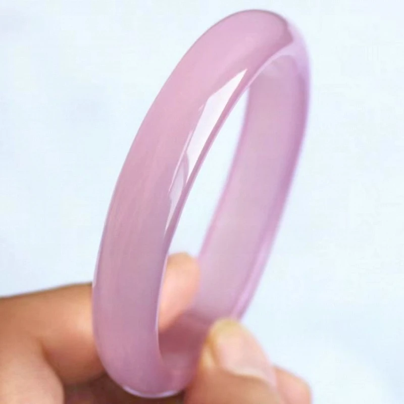 New Natural Ice Powder Chalcedony Bracelet, Elegant, Fashionable and Versatile Girl Model