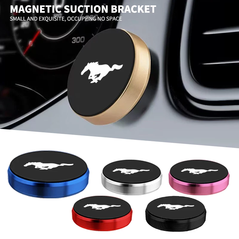 Magnetic Car Phone Holder Car Mount Dashboard Magnetic Wall Holder For Mustang Ford Shelby Edge Ecosport Kuga mach e TAURUS