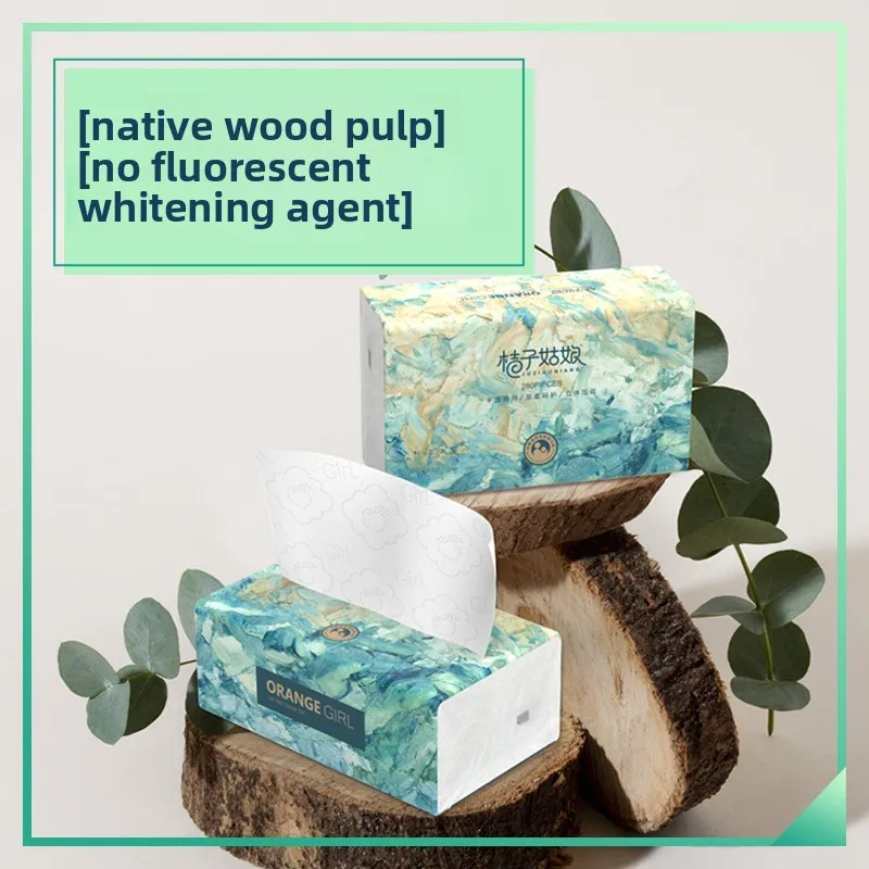 280 Sheets/pack, Thick Tissue Paper, Household Tissue Paper, Toilet Paper, Soft Tissue Paper, 12 Packs/pack