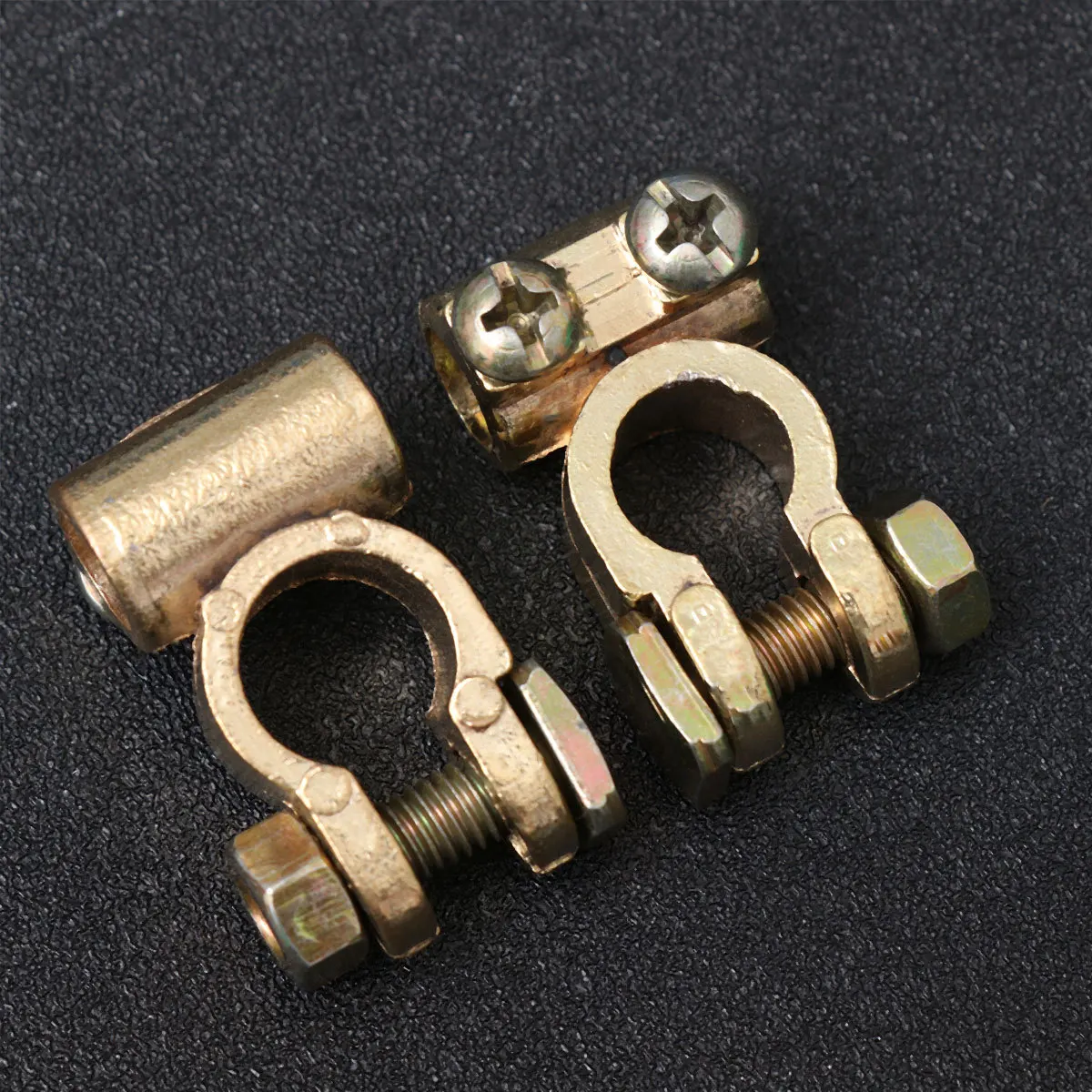 

2pcs Terminal Clamp Car Connector For Truck Auto Terminal End Portable Durable Fast Installation Corrosion