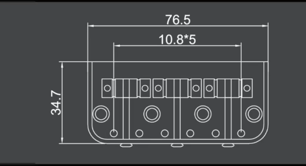 NEW Fixed Short Bridge Brass Saddles for TL ST Electric guitar