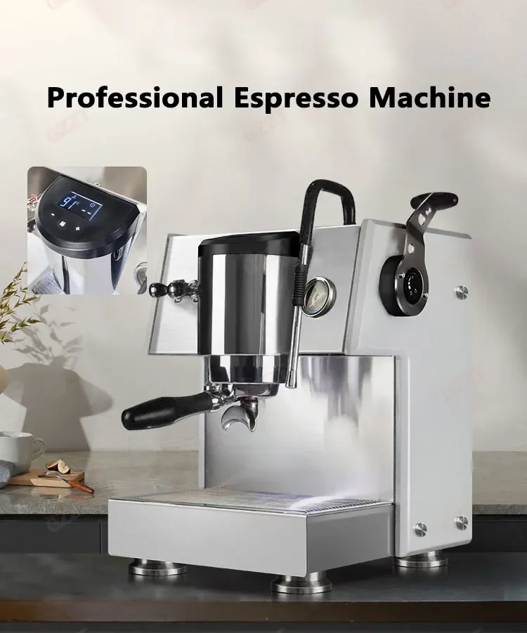 540CC Copper Boiler One Group Professional Multipurpose 3 in 1 Espresso Machine with E61 Brew Head Saturated Extraction Head