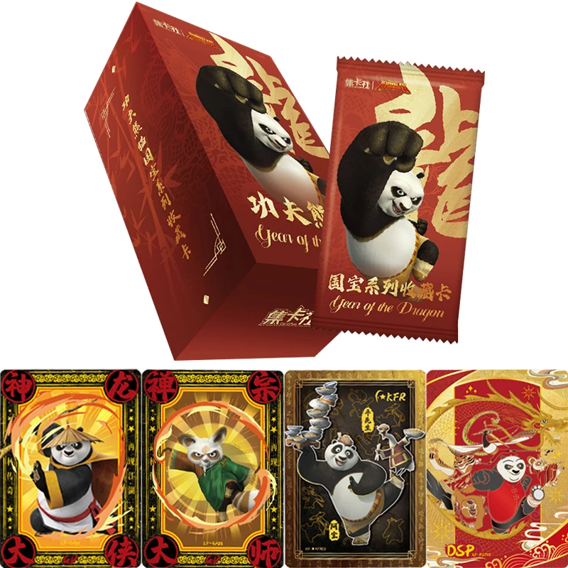 

Genuine Kung Fu Panda Card Adventure Trip Collection Card Universal Animation Po New Year Card Toy For Children Christmas Gift