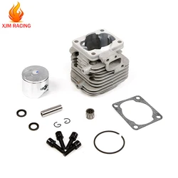 29cc 4 Bolt Engine Cylinder Head with Piston Kit for Zenoah CY Rofun TSRC XJM Engines for 1/5 Hpi Rovan Km Baja LT FG FS RedCat