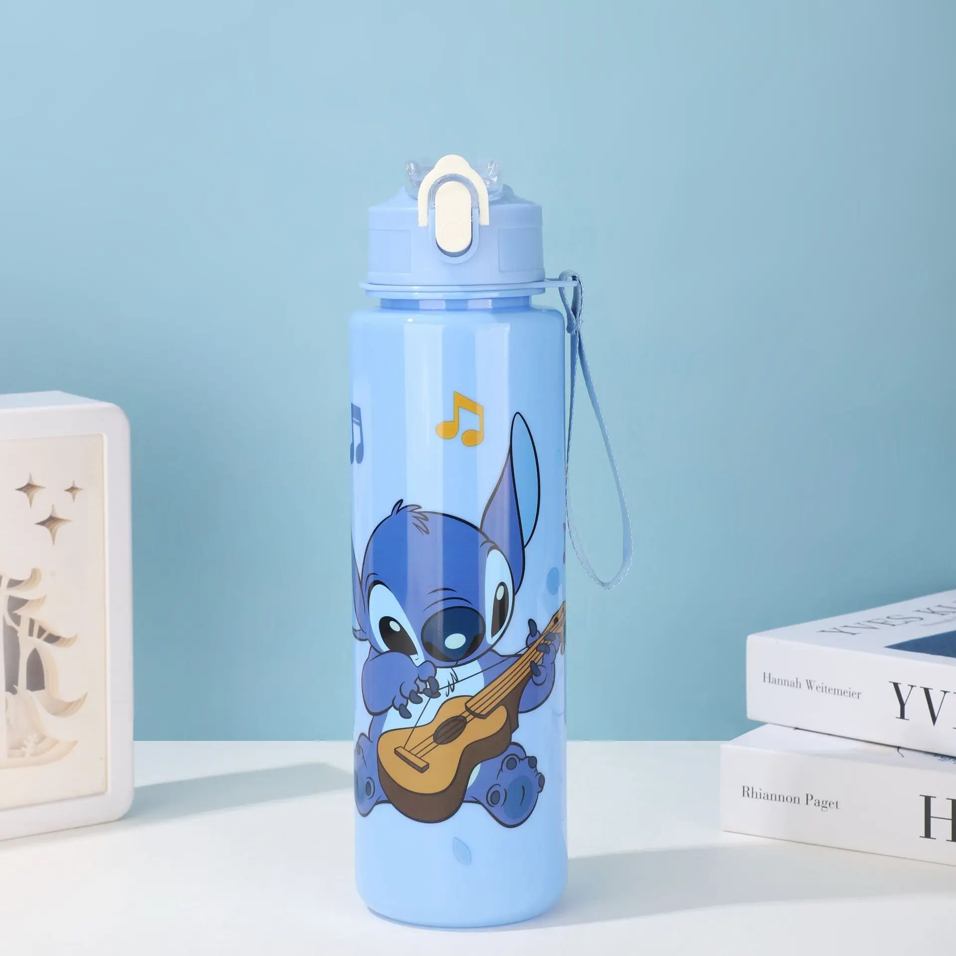 

1pcs new portable plastic straw cup ugly Meng water cup creative straw space cup rope cartoon