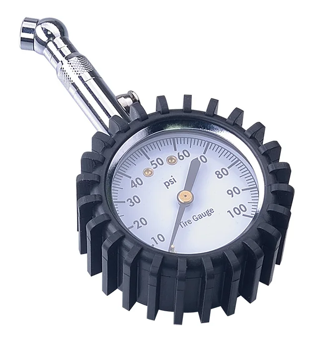 

SFUTOOLS Cost-effective Easy Operated Dial Tire Pressure Gauge with Large clear Scales Dial 60psi 360 Degree