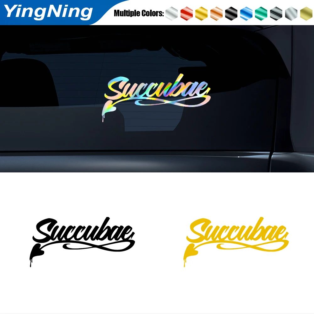 

The Succubus Car Reflective Funny Auto Stickers Car Creative Fashion Decals Stickers For Auto Bumper Warning Sign Accessories