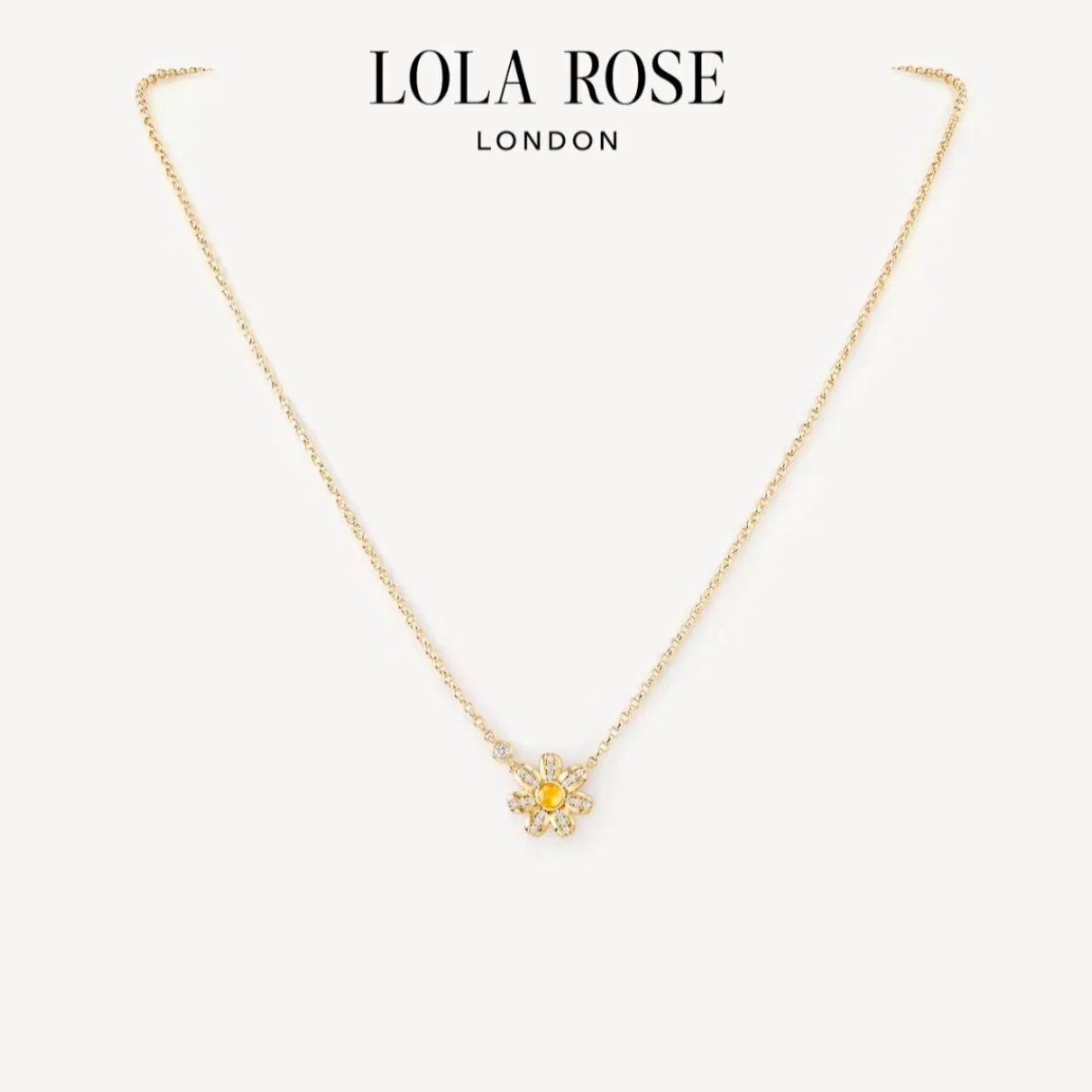 Lola Rose Daisy Series Fashion Necklace Watch Advanced Light Luxury New Style Birthday Valentine's Day Gift for Girlfriend