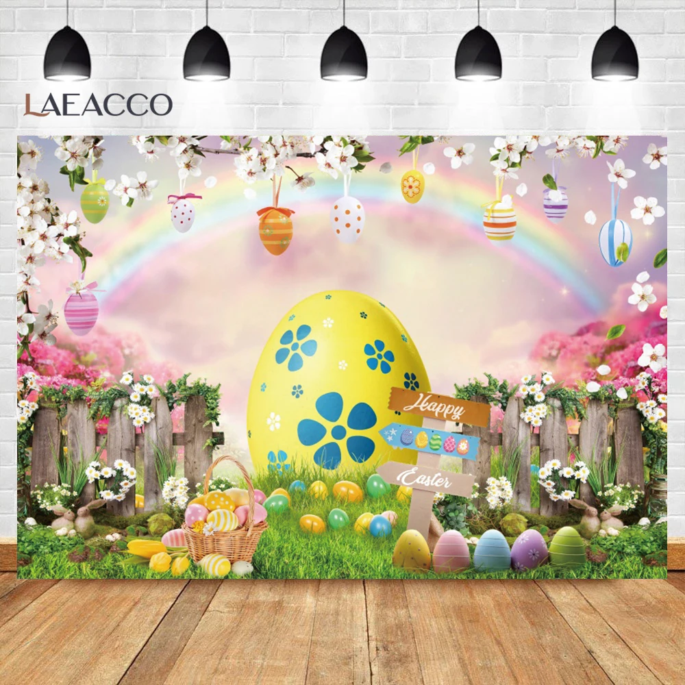 خلفية زخرفة عيد الفصح ، حفلة في الهواء الطلق ، التواصل المقدس ، أرنب القيامة والبيض ، صورة صورة ، الدعائم الاستوديو