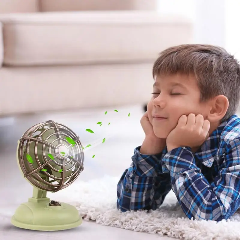 

Vintage Home Decor Fan Silent Outdoor Cooling Fan Quiet Fan Cooling With Strong Winds For Offices Bedroom Travel