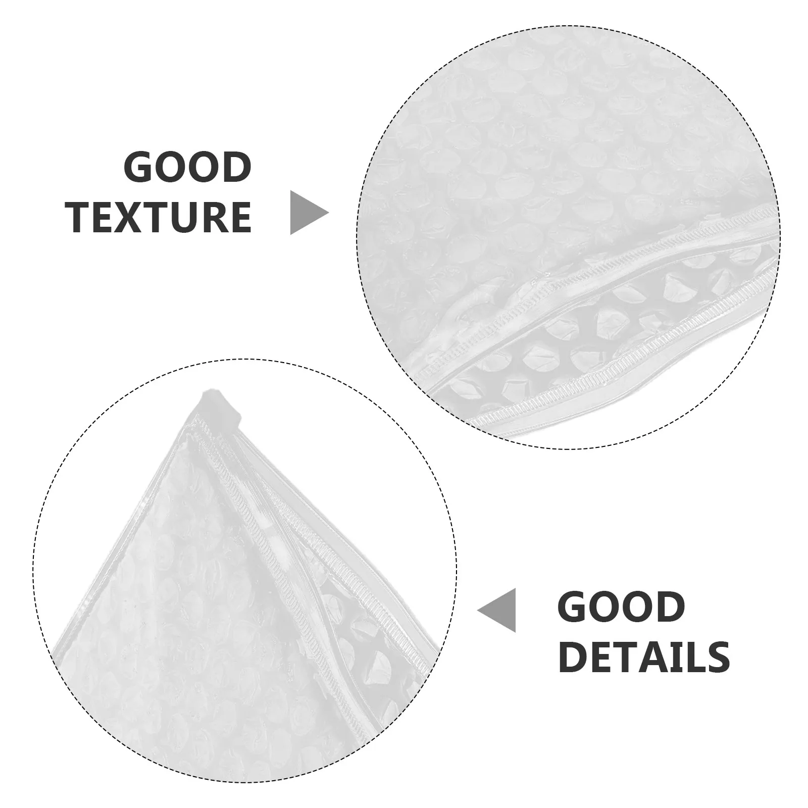 10pcs Bubble Pouch Bags Thickened Air Bubble Cushioning Wrap For Shipping Packing Fragile Items Transparent Secure Seal