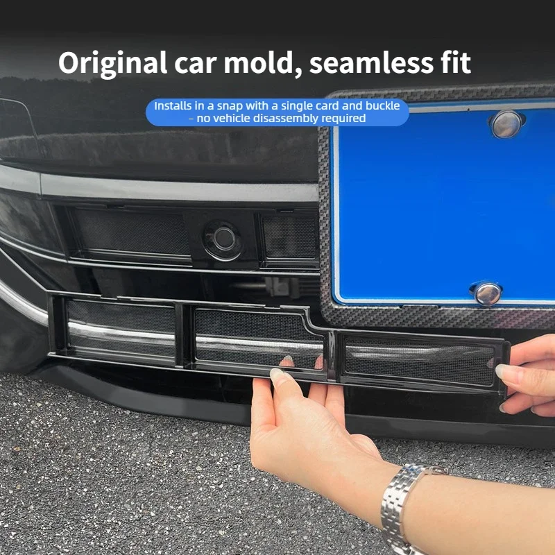 Car Front Grille Insect-proof Net Radiator Water Tank Protective Mesh Anti-catkins Accessory For VW Passat Magotan B9 2024-2026