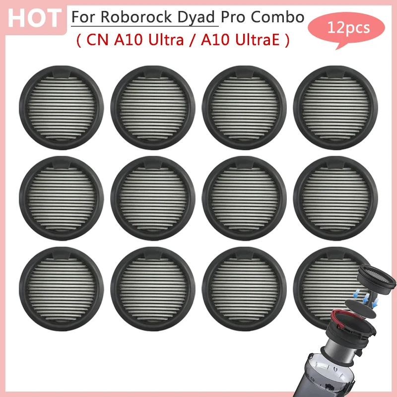 Para roborock dyad pro combo/dyad ar combo peças de reposição aspirador pó portátil copo filtro hepa acessórios domésticos