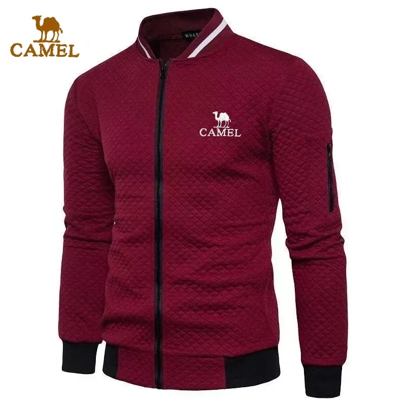 Autumn Men\'s High-quality Embroidered Zipper Jacket New Luxury and Fashionable Casual Baseball Jacket Multifunctional Jacket Top