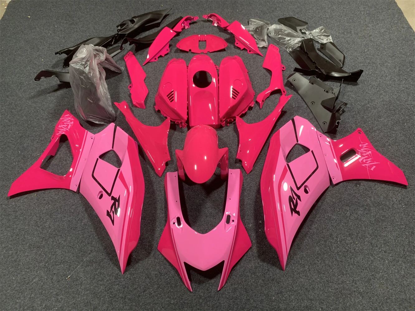 Motorcycle Fairing kit for Yamaha R7 2022 2023 YZF700 22 23 Year fairing pink motorcycle housing