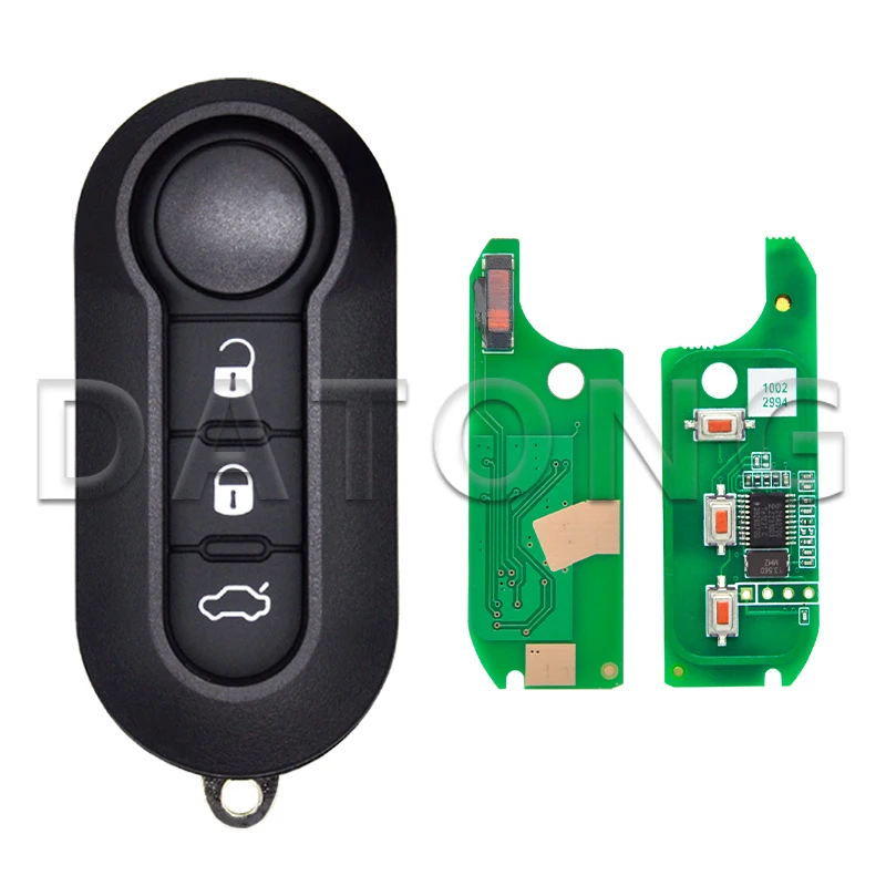 Datong World Marelli/Delphi RX2TRF198 PCF7946 433MHz Auto Afstandsbediening Sleutel Voor Fiat 500L Ducato Citroen Jumper Peugeot boxer 2008-2015