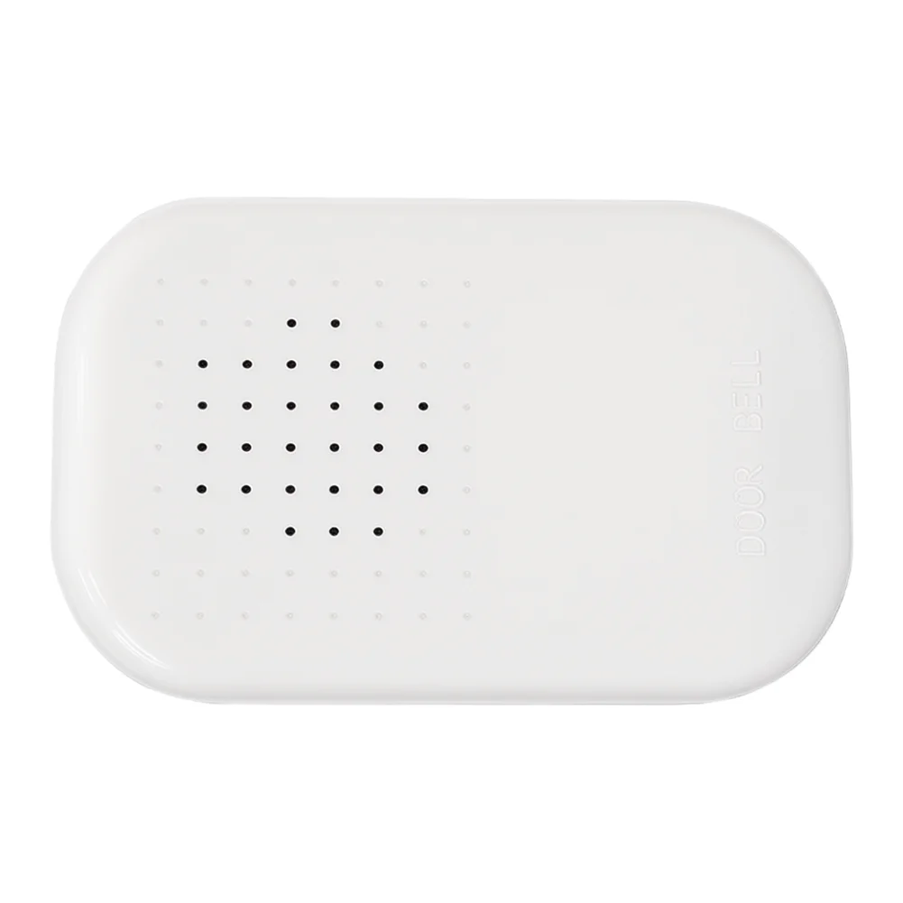 12V Hard-Wired Doorbell 90dB Clear Chime ABS Plastic Housing No Batteries Short Circuit Protection 8 x 4.7 x 1.8 in Size