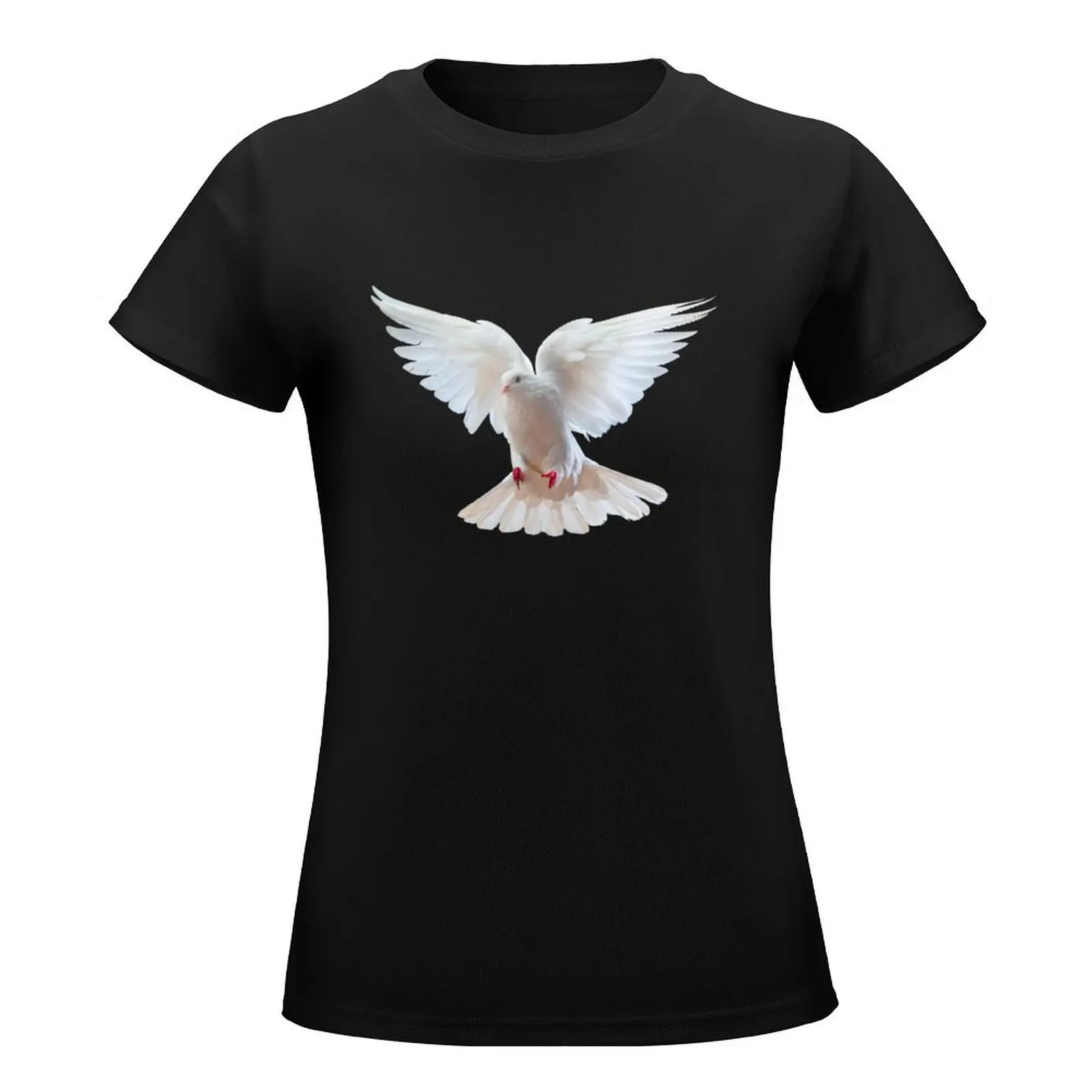 White Dove of Peace T-Shirt Aesthetic clothing summer tops Women t-shirts