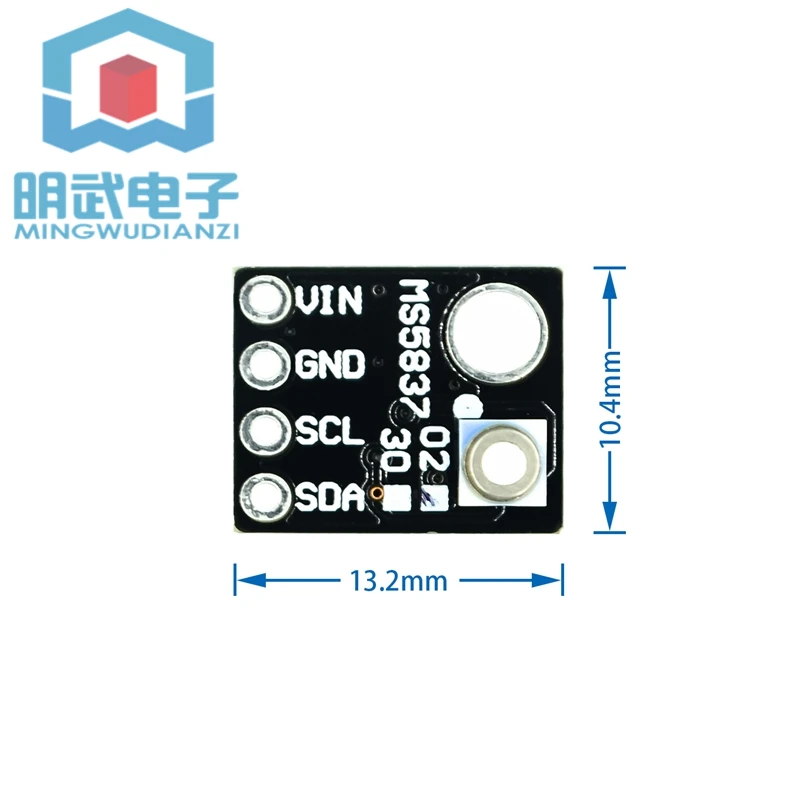 GY-MS5837 02BA 30BA High Precision Gas Liquid Waterproof Pressure Sensor Module