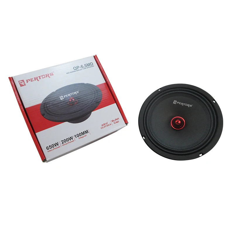 مكبر صوت ستيريو للسيارة مقاس 6.5 بوصة، مكبر صوت متكامل للمركبة بقدرة 650 وات، 4 أوم متوسطة الحجم مناسبة لتعديل صوت السيارة #6