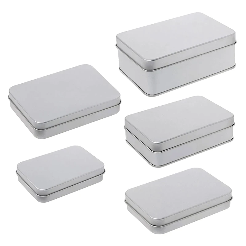 小さな金属製の収納ボックス,銀メッキの缶,ジュエリーケース,お金のオーガナイザー,コイン,キャンディー,鍵,長方形,化粧品