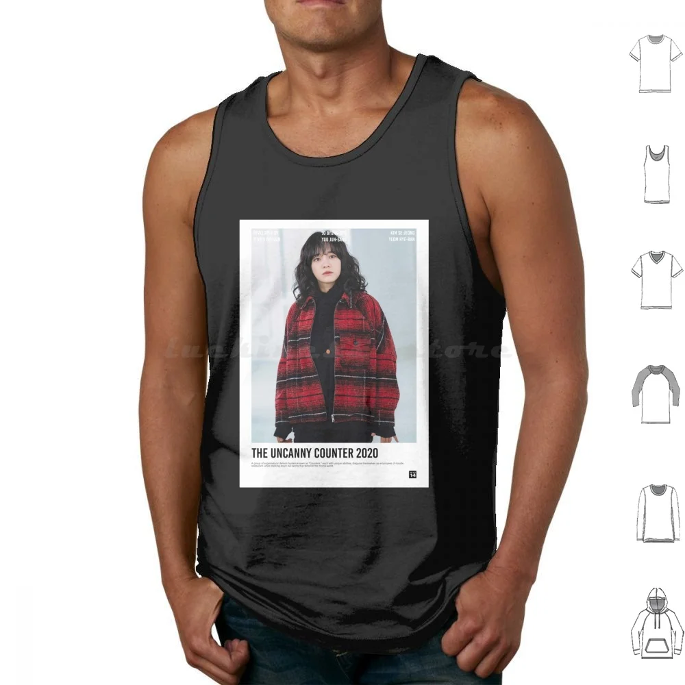 The Uncanny Counter (2020-2021) Camisetas sin mangas con póster minimalista Estampado de algodón The Uncanny Counter 2020 2021 Minimalista