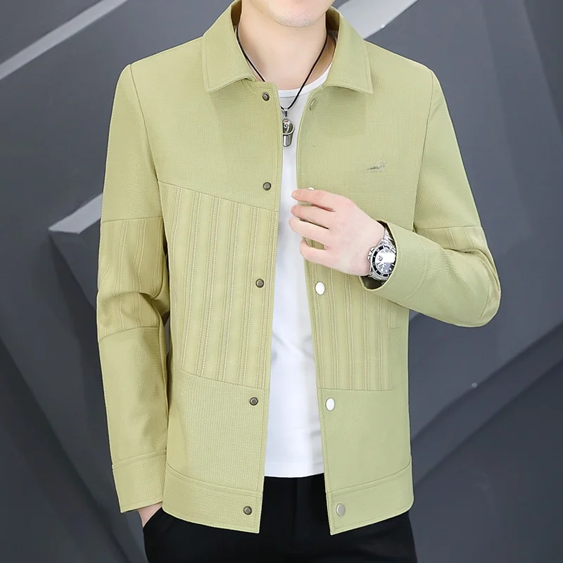 

Antwrinkle Plaid Men's Black Shawl Collar Jacket Spring Autumn Casual Patchwork Loose Fit Workwear Outerwear Polyester