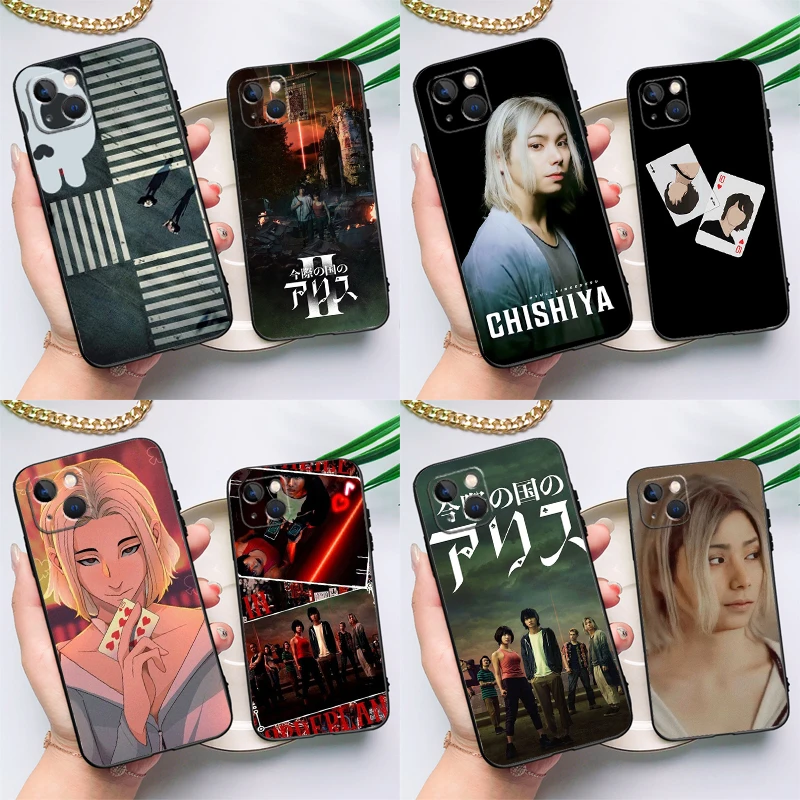Hot Alice In Borderland Case For iPhone 16 15 11 12 13 14 Pro Max 12 13 Mini X XS Max XR Plus Cover Coque