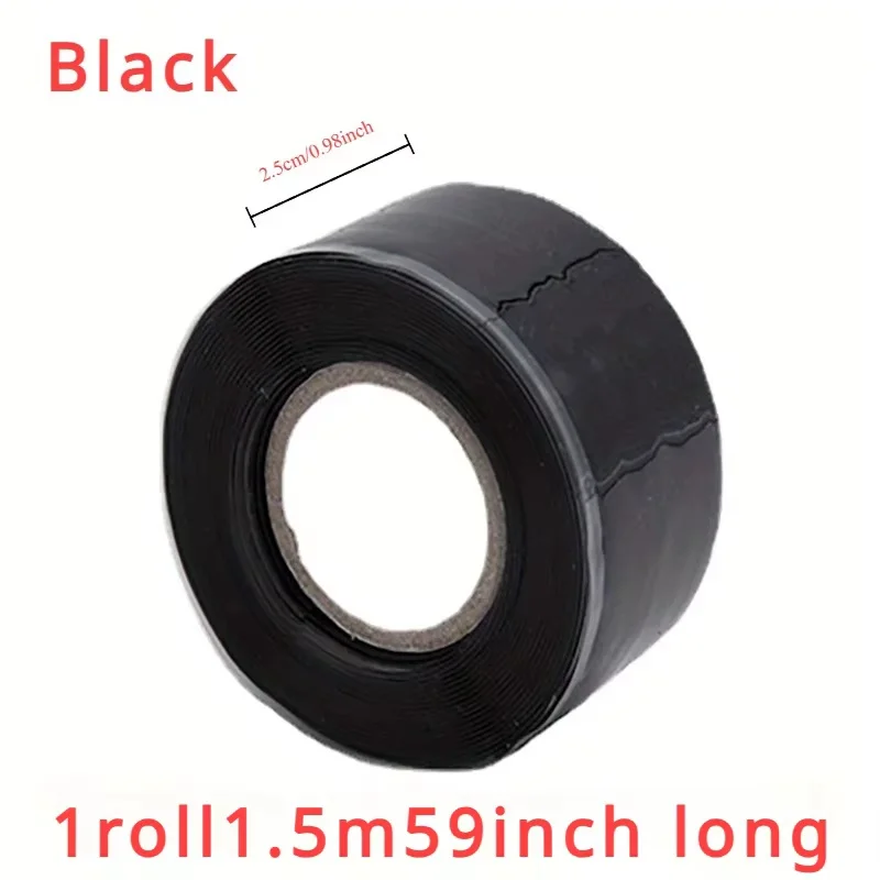 Multifunctional Self-Fusing Silicone Tape - Waterproof, High Temperature Resistant, Used for Leak Repair and Insulation, Easy to Cut to Size