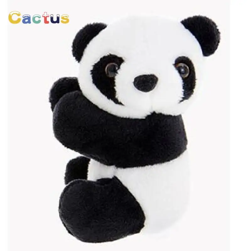 1PC Creative Plush Panda Clip Black White Hugging Panda Curtain Clip Bookmark Notes Small Stuffed Animal Doll Souvenir Toys