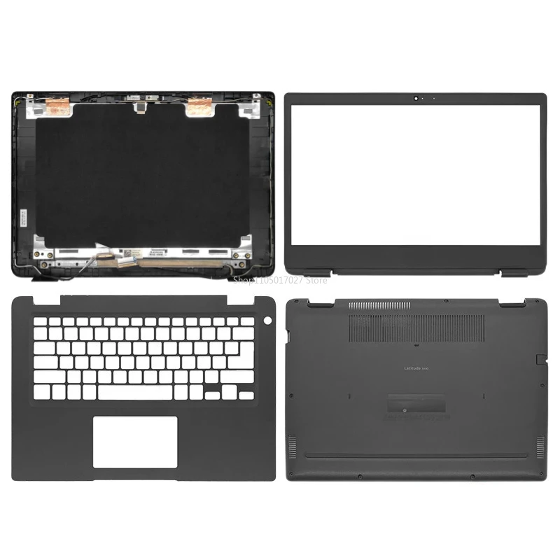 

New Laptop Case for Dell Latitude 3400 E3400 LCD Back Top Cover/Front Bezel/Palm rest Upper/Bottom Base Case Black 14" 0PTF1G