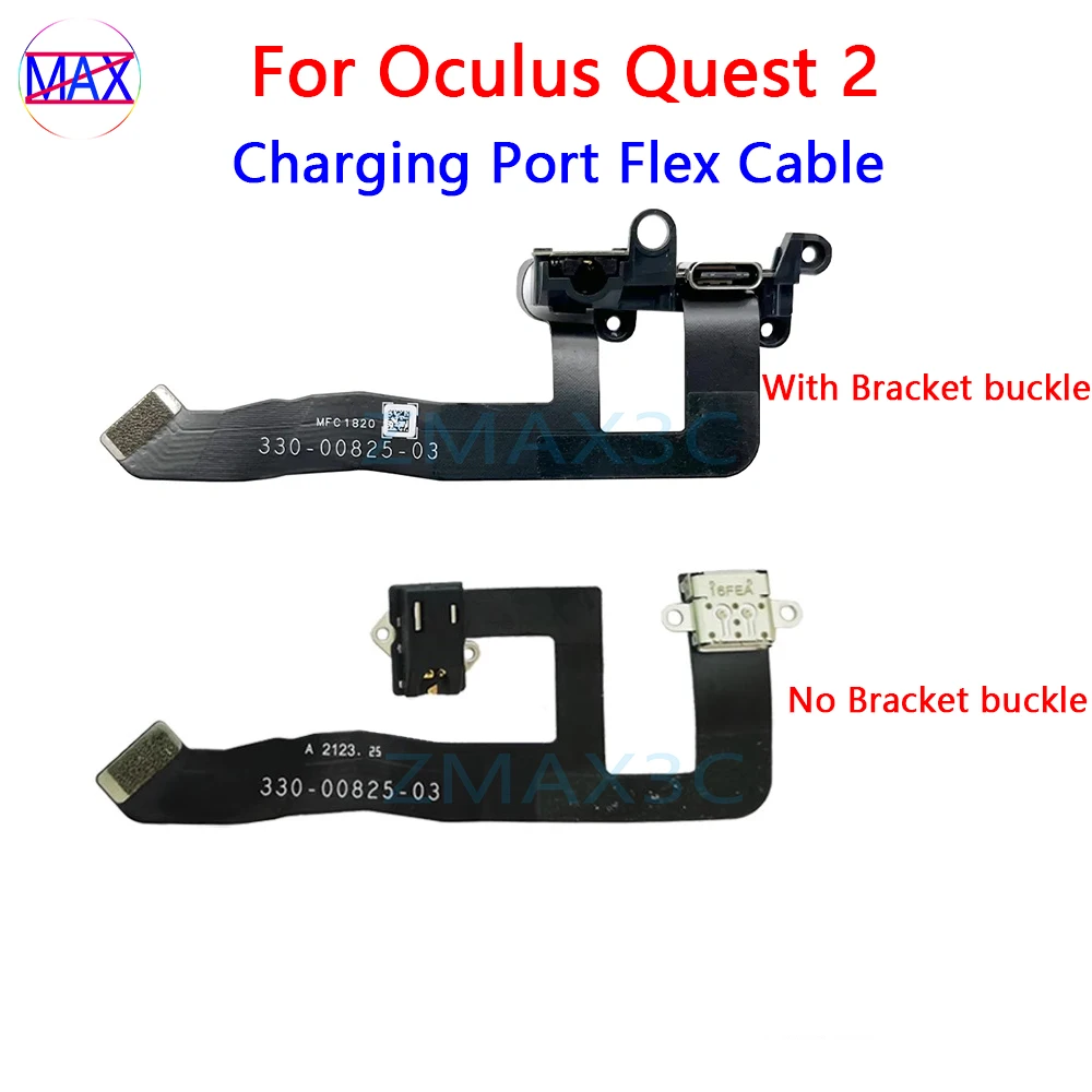 

Original Charging Port Flex Cable For Meta Oculus Quest 2 VR Headset Power Audio Aux Jack Flex Cable Repair Replacement Parts